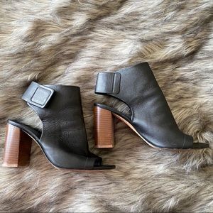 Vince Faye Open Toe Booties size 7.5/37.5